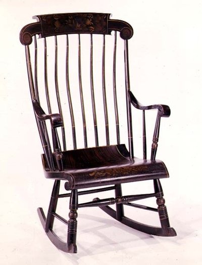 Rocking-chair de Boston, 1832 - American School